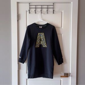 AAPE Women’s Cozy Fleece Long Version Sweatshirt/Dress